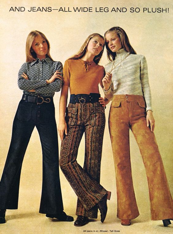 Jaren 60-fashion-jeans