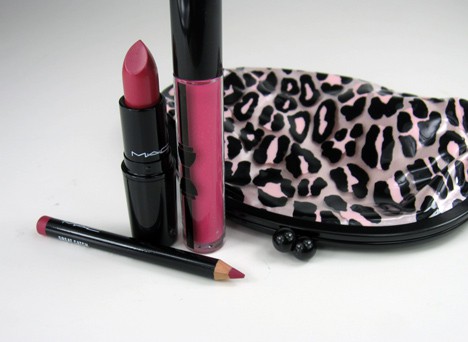 Lip Look Tas in Luxe Roze