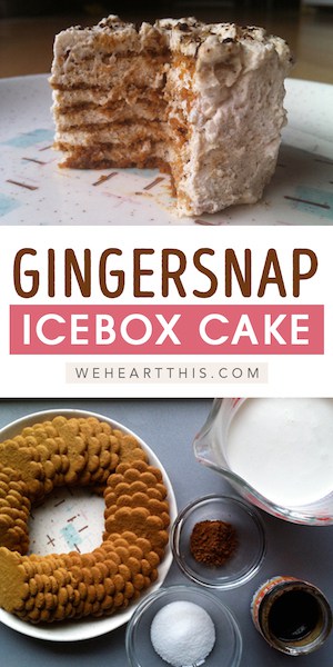 Heerlijke Gingersnap Icebox Cake