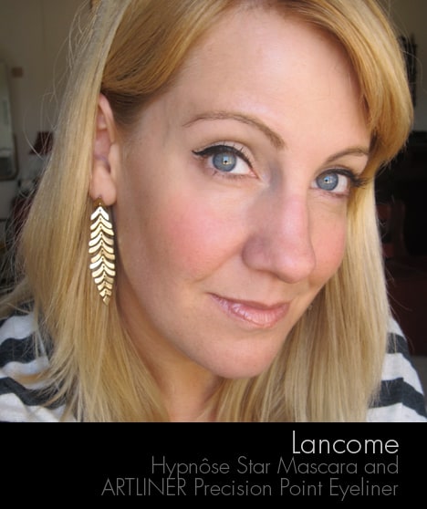 Lancôme Hypnôse Star Mascara en ARTLINER Precision Point Eyeliner looks