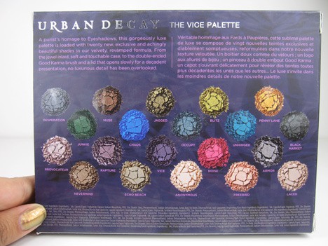Urban Decay Vice Palette verpakking