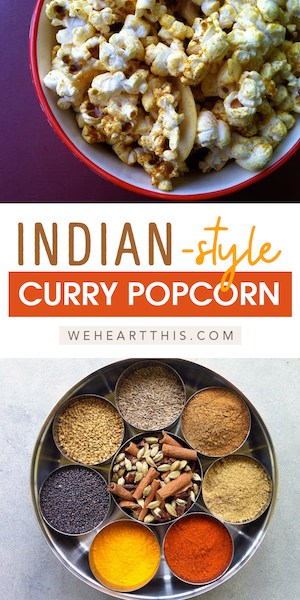 Kokos Curry Popcorn Mix