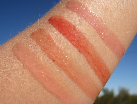 On the Scene, Sublime Shine, Geo Pink, Out for Glamour swatches