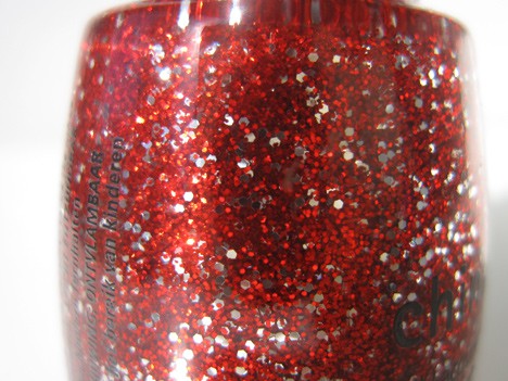 Eye Candy collectie in een levendig rood met glinsterende zilverdeeltjes