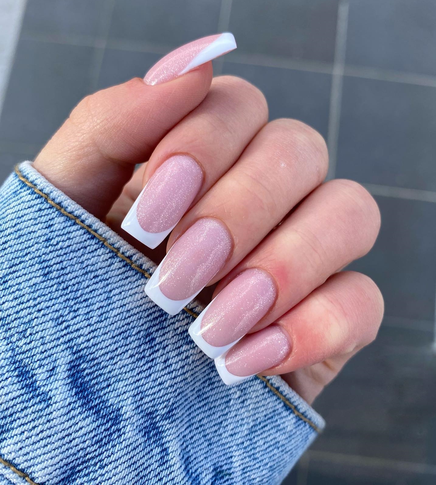 Traditionele French Manicure