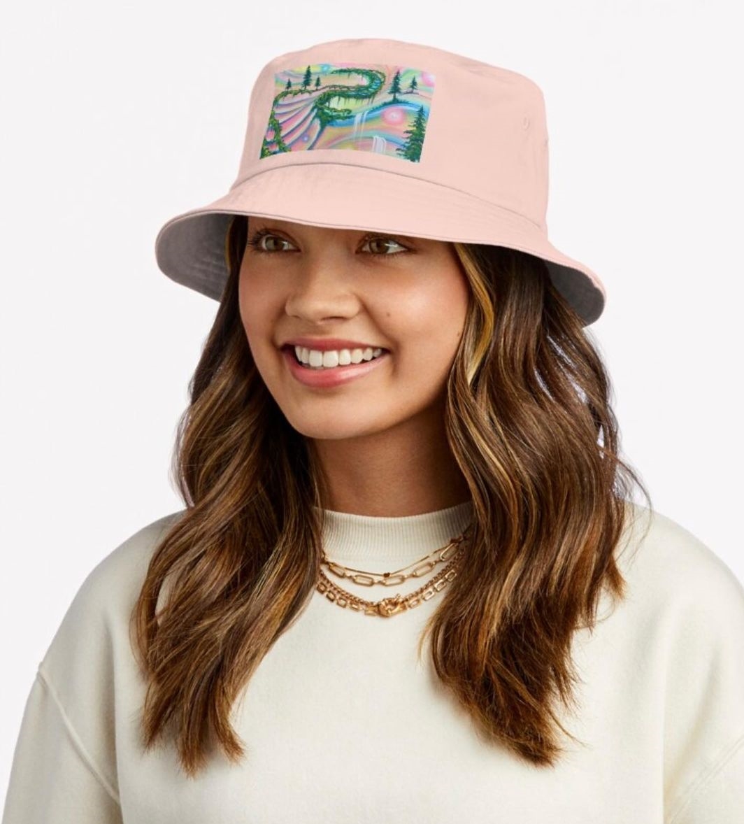 Lichtroze Bucket Hat voor vrouwen