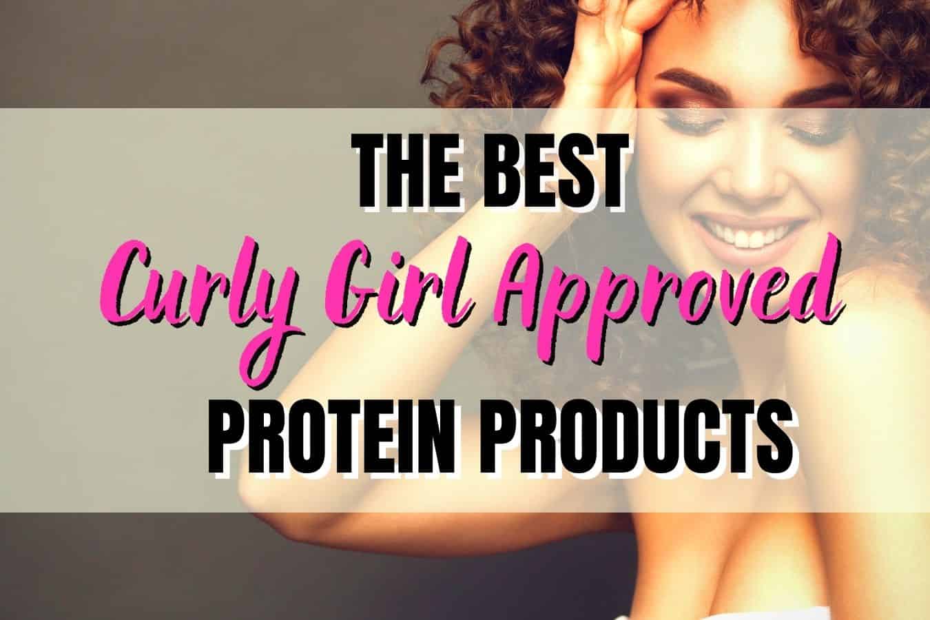 Curly Girl goedgekeurde eiwitproducten