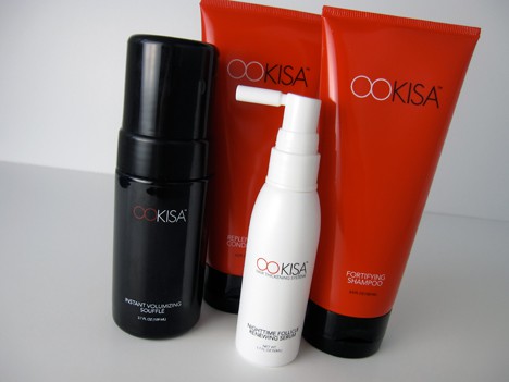 Ookisa Hair Care, Shampoo, Conditioner, Souffle en Serum