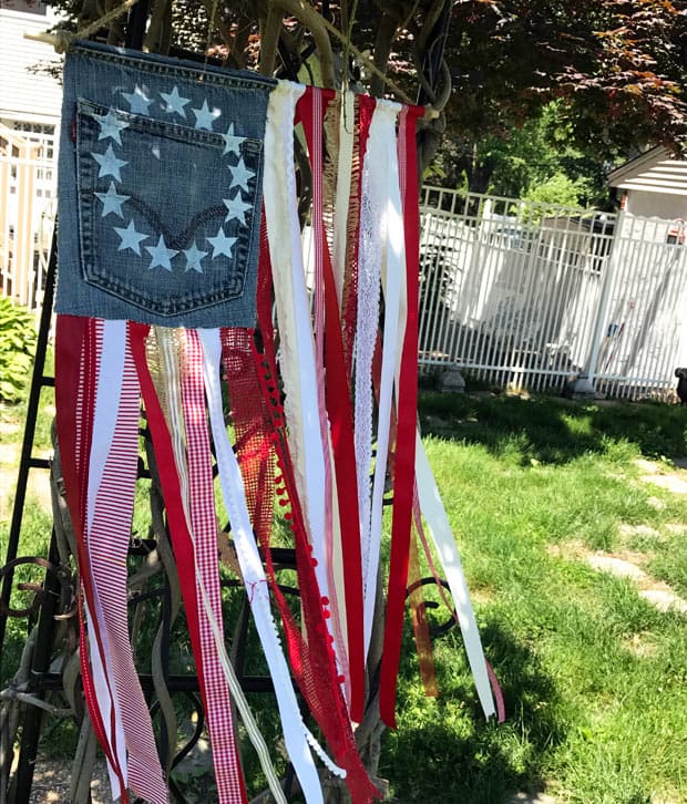 shabby chic Amerikaanse vlag makkelijke DIY projecten