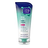 Schone & Clear Olievrije Deep Action Cream Gezichtsreiniger, Verkoelende Dagelijkse Face Wash voor Deep Pore...