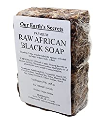 Our Earth's Secrets Premium Rauwe Afrikaanse Zwarte Zeep