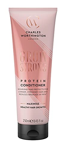 Charles Worthington Grow Strong Protein Conditioner, Haargroei conditioner voor fijn haar, 250 ml