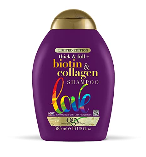OGX Biotine &Collageen Haar Verdikking Sulfaat Vrije Shampoo, 385 ml