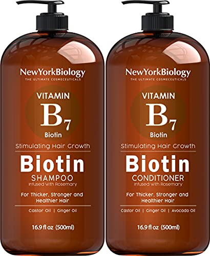 Biotine Shampoo en Conditioner Set voor haargroei en dunner wordend haar – 500 ml