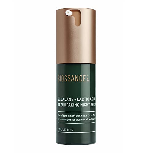 Biossance Squalane + 10% Melkzuur Resurfacing Night Serum