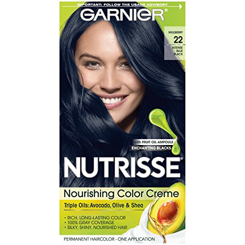 Garnier Nutrisse Nourishing Color Creme - Intens Blauw Zwart