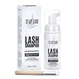 Wimper Extensie Shampoo Stacy Lash + Borstel / 1.69 fl.oz / 50ml / Ooglid Schuimende Cleanser / Wash...