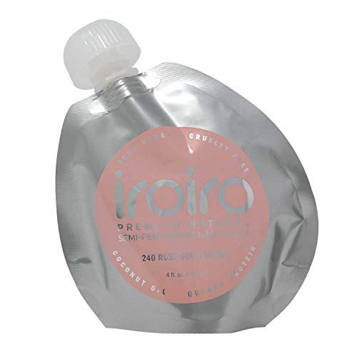 IroIro Premium Natural Semi-Permanente Haarkleur (Pastel Rose Gold)