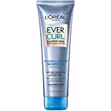L'Oreal Paris EverCurl Sulfaatvrije Shampoo voor Krullend Haar, Lichtgewicht, Anti-Kroes Hydratatie,...