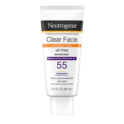 Neutrogena Clear Face olievrije zonnebrandcrème met SPF 55
