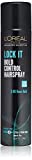 L'Oreal Paris Advanced Hairstyle Lock It Bold Control Hairspray 8.25 Ounce