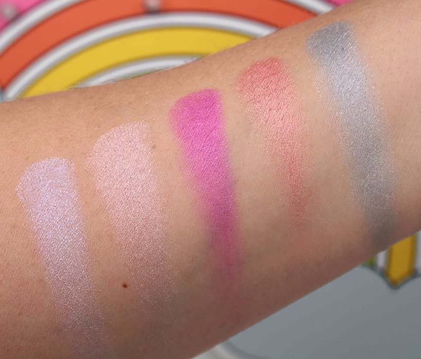 NYX I Love You So Mochi Palette Swatches