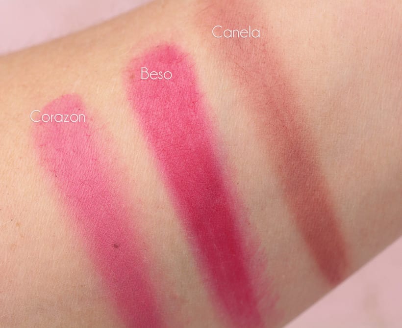 Dulce's Lip Candy palette in Sugar &Spice Swatches