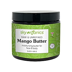 Sky Organics, Rauwe en Ongeraffineerde Mango Boter