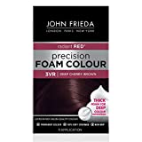 John Frieda Precision Foam Kleur, Deep Cherry Brown 3VR, Full-coverage Hair Color Kit, met Dikke...