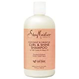 SheaMoisture Curl en Shine Coconut Shampoo voor Krullend Haar Kokosnoot en Hibiscus Paraben Gratis Shampoo...