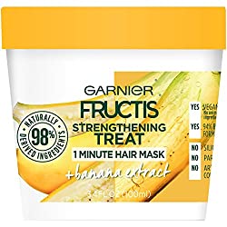 Garnier Fructis Versterkende Traktatie 1 minuut haarmasker met bananenextract