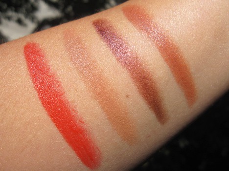 Le Métier de Beauté Colour Core Moisture Stain Lipstick swatches