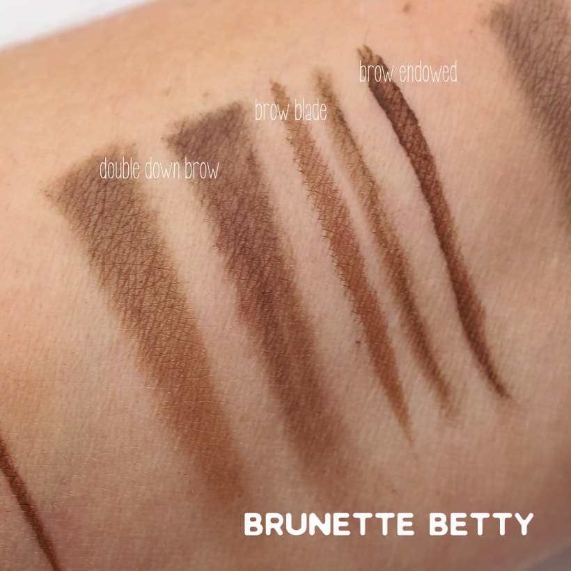 Urban Decay Street Style Brow Collectie Brunette Betty Swatches