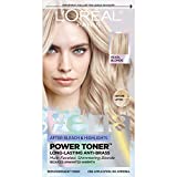 L'Oreal Paris Feria Long-Lasting Anti Brass Power Hair Toner, Pearl Blonde, 1 Toepassing