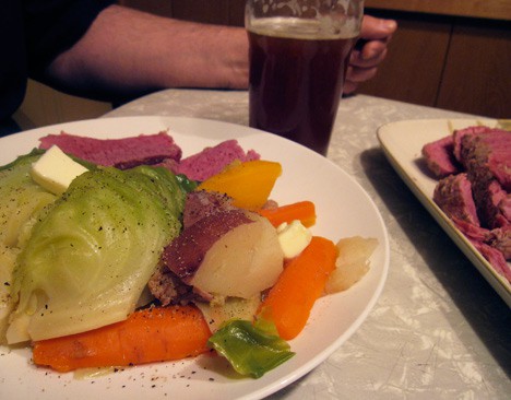 St. Patrick's Day Feast - Corned Beef en kool