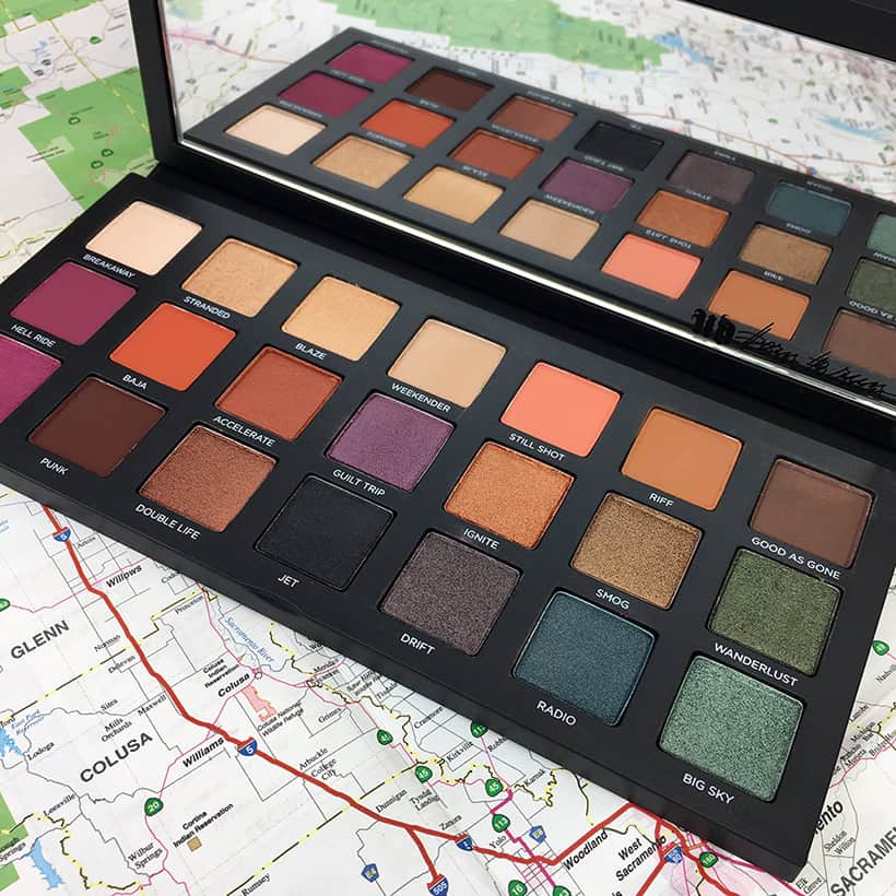 Urban Decay Born to Run palette foto's, looks en swatches