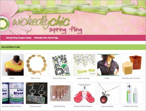 Wickedly Chic Spring Fling shopping evenement